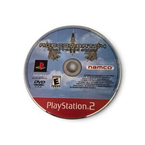 Namco Ace Combat 04 Shattered Skies PS2 Game Disc Only Blue/Red